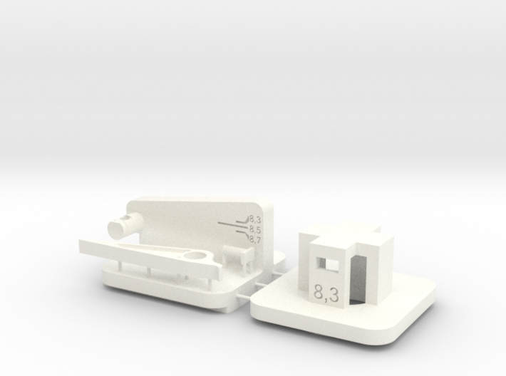 NEM362 coupler height tester 3d printed