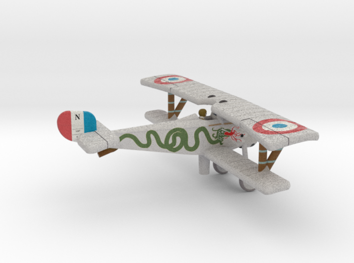 Maurice Boyau Nieuport 17 (full color) 3d printed