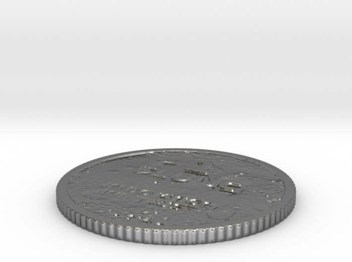 1 $LUNC / Terra Luna Classic Physical Crypto coin 3d printed