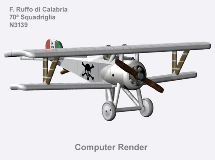 Fulco Ruffo di Calabria Nieuport 17 (full color) 3d printed 