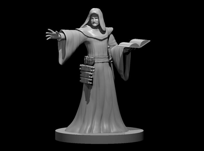 Human Male Wizard 1 3d printed