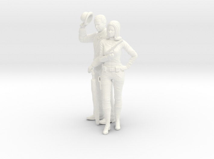 The Avengers - John and Emma - 1.18 3d printed
