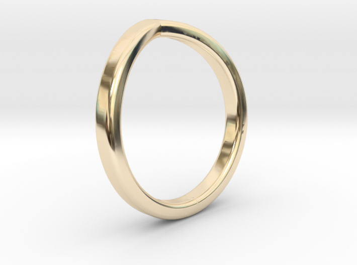 Line Delicate Ring 3d printed