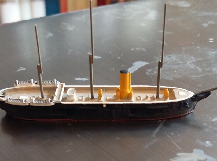 1/1250 HMS Penelope (1867) 3d printed Painted by Proflutz