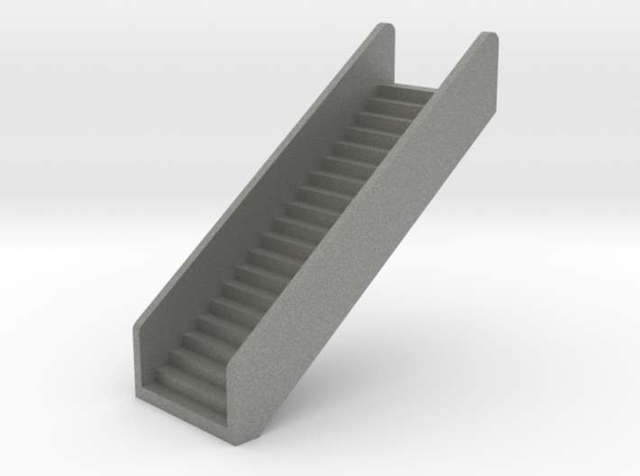 N Scale Station Stairs H25mm 3d printed