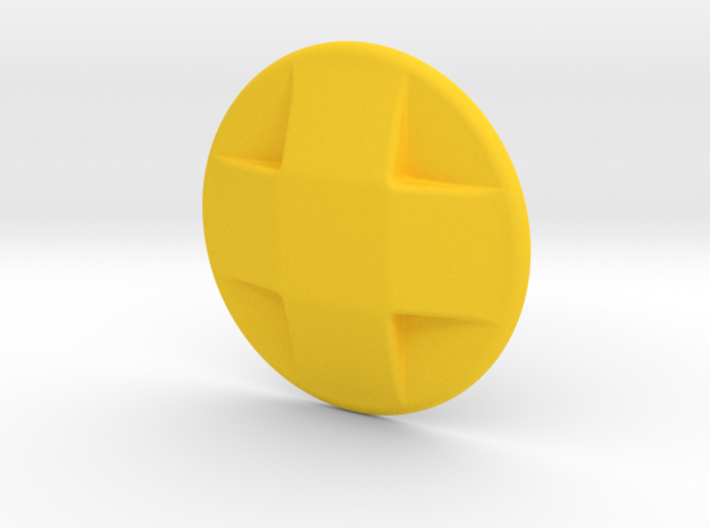 D-pad Button Topper - Convex 4-way large 3d printed