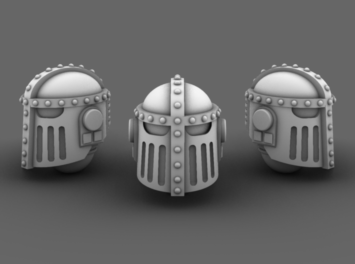 Space Knights V3 Iron Helmet Type A 3d printed 