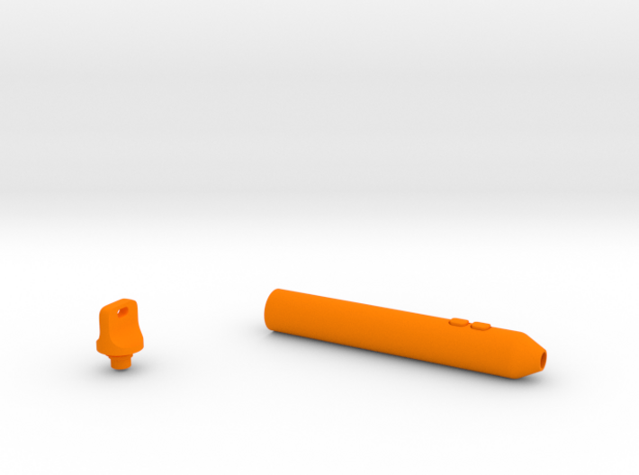 Smooth Marker Pen Grip - large with buttons 3d printed