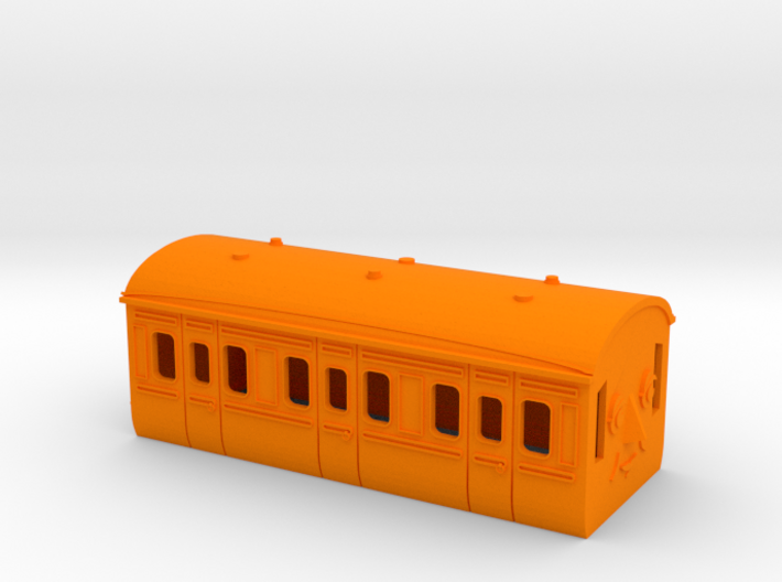 HO/OO Hornby TTTE Branch Coach v2 Shell 3d printed