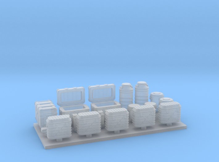 1-87 Scale Field Kitchen Accessories 3d printed