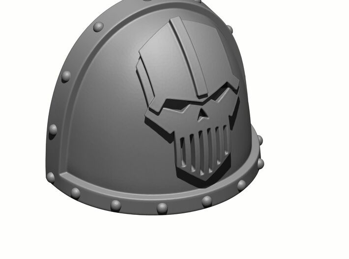 10x Gen:7 Rivet - Iron Warriors Shoulder Pad 3d printed 