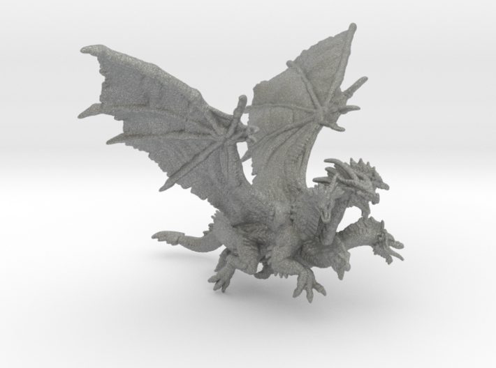 5 Headed Dragon Queen 15mm miniature model fantasy 3d printed