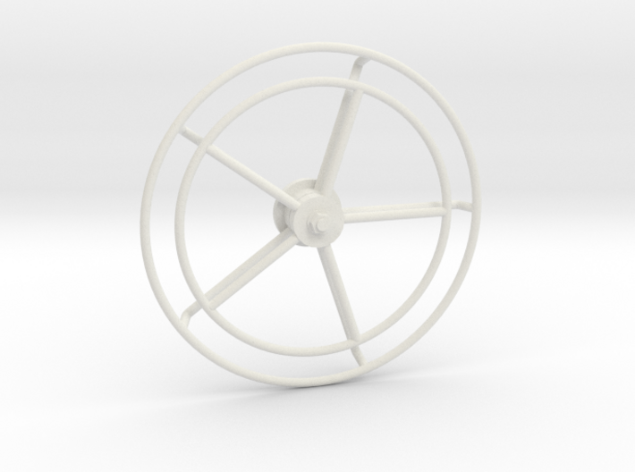 1/35 Yacht Levmar Steering Wheel v2 3d printed