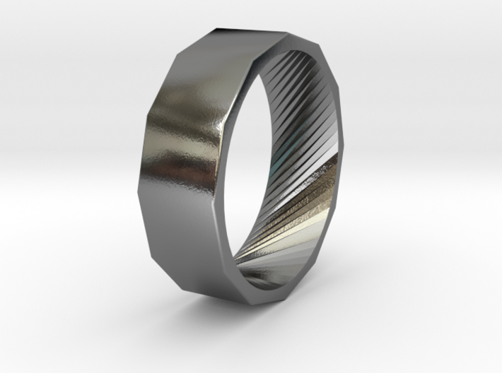 Twelve-Sided Ring V2 3d printed