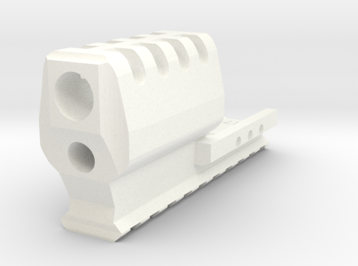 J.W. Frame Mounted Compensator for G17 Airsoft Gun 3d printed