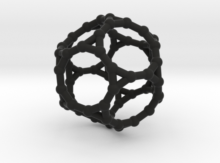Truncated dodecahedron 3d printed