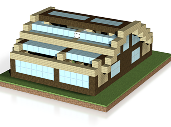 Minecraft Greenhouse 3d printed