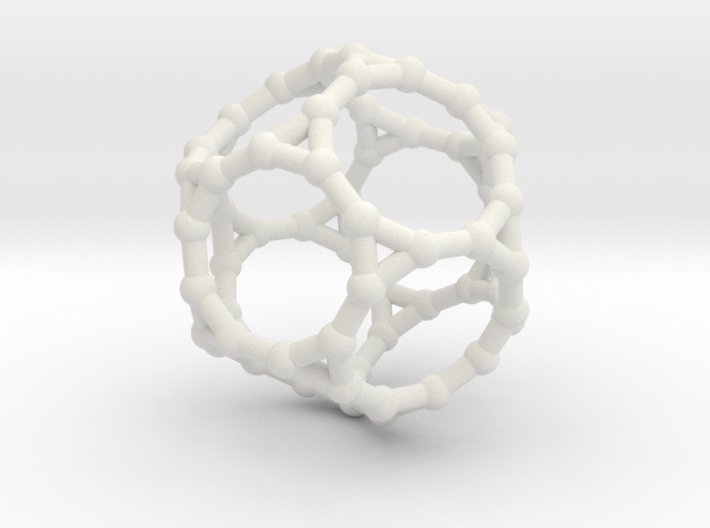 Truncated dodecahedron 3d printed