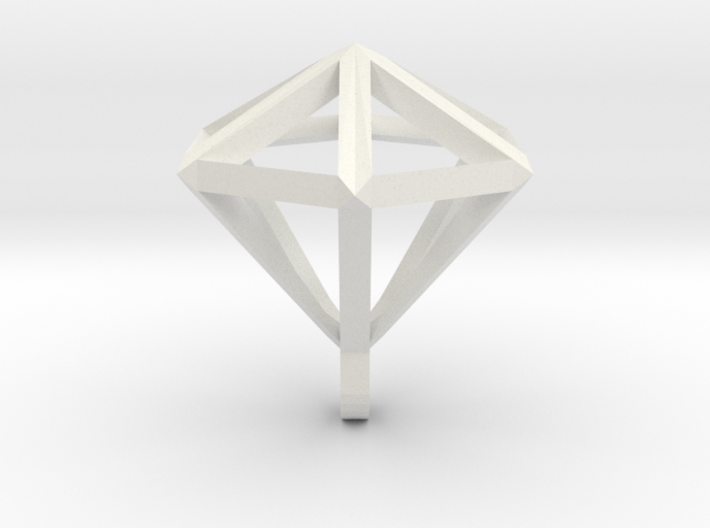 Diamant pendant 3d printed