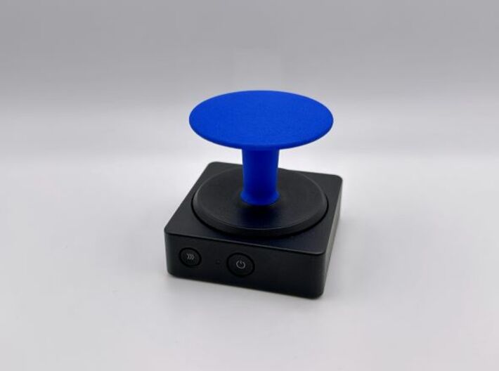 Joystick Stem with convex disc top - short 3d printed 