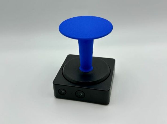 Joystick Stem with convex disc top 3d printed 