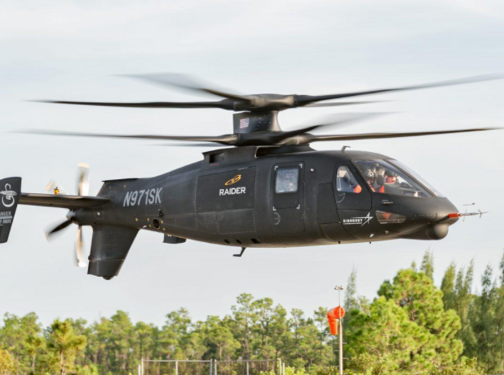 Sikorsky S-97 Raider Scout Helicopter 3d printed 