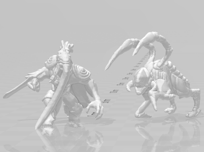 Starcraft HD Zergling 1/60 miniature for games rpg 3d printed 