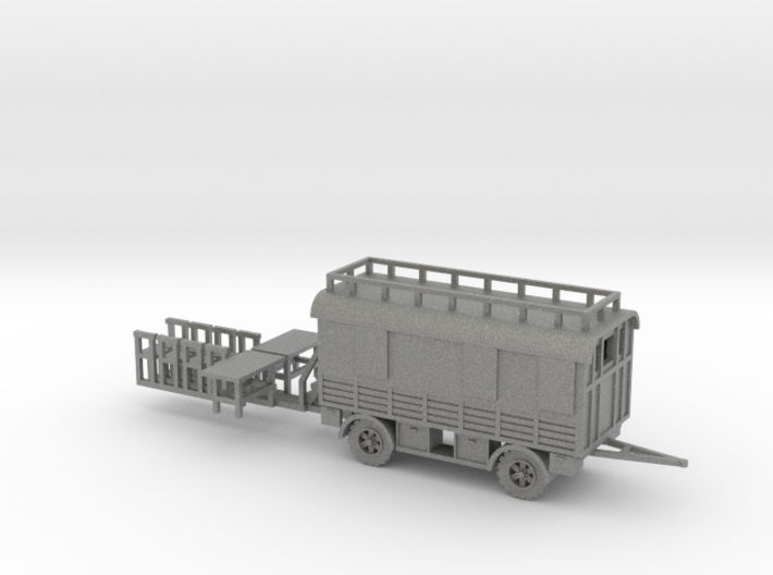 1/144 Rommels Caravan Bartoletti trailer 3d printed