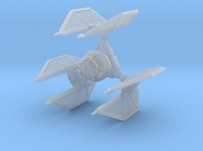 Twin Ion Engine: Defender Fighter 3d printed