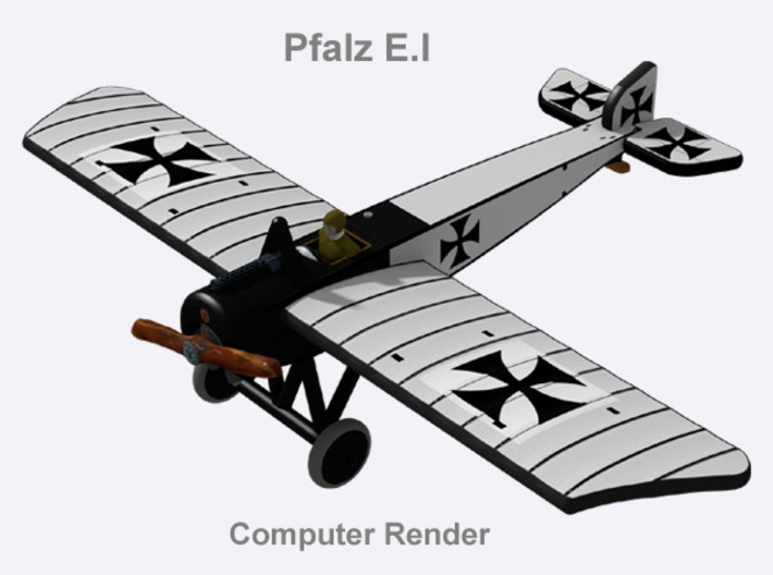 Pfalz E.I (full color) 3d printed 