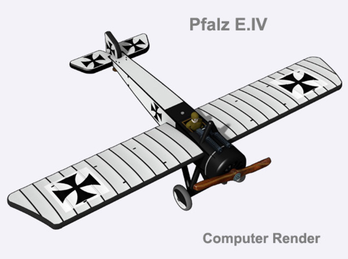 Pfalz E.IV (full color) 3d printed