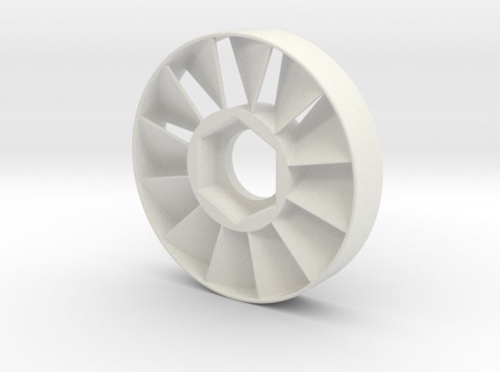 ER-20 Prop-Nut Collet Nut Fan CNC Chip Blower 3d printed