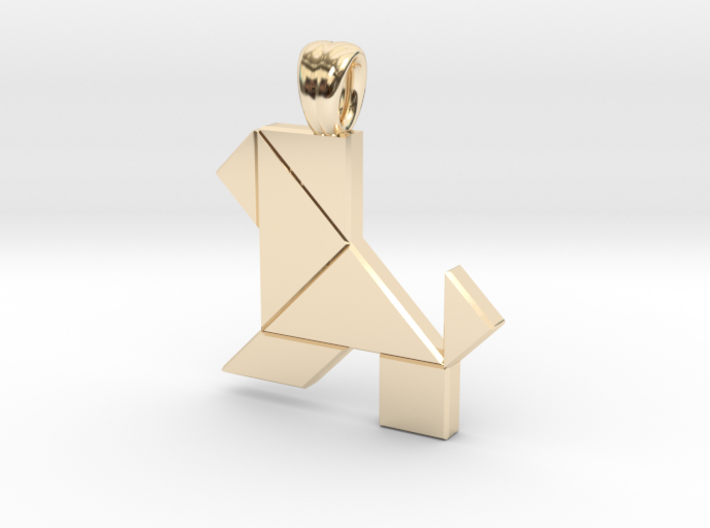 Lion tangram 3d printed