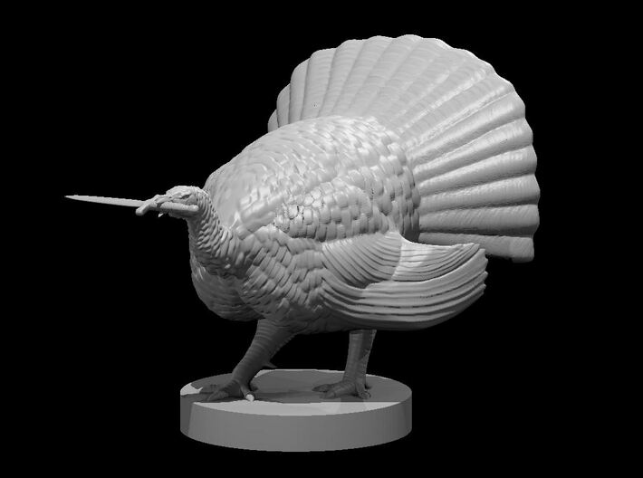 Turkey Really Really Dangerous Pose 3d printed