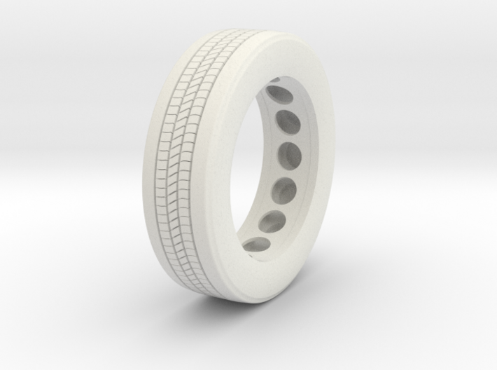 1/16 scale low profile drive tire 3d printed