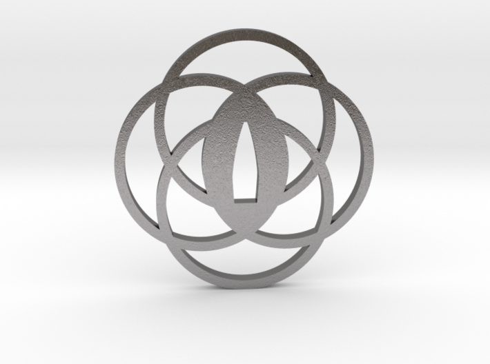 tsuba circles design 3d printed
