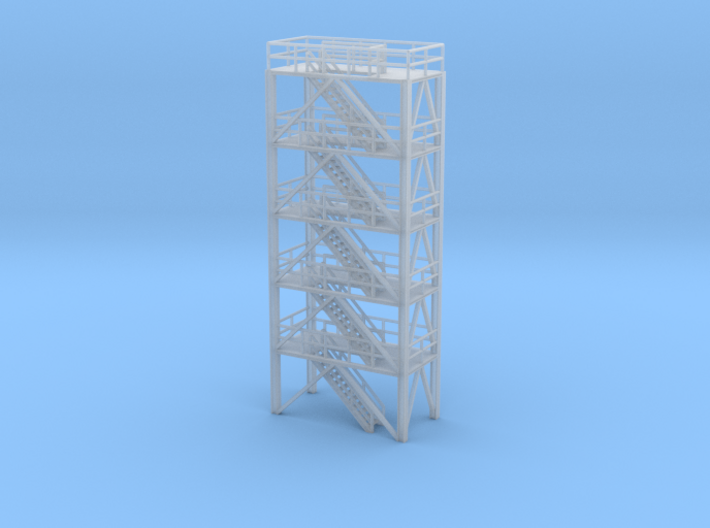 N Scale Refinery Stairs H90 3d printed