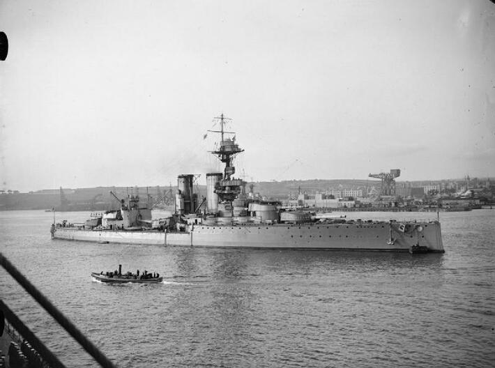 Nameplate HMS Centurion 3d printed King George V-class battleship HMS Centurion.
