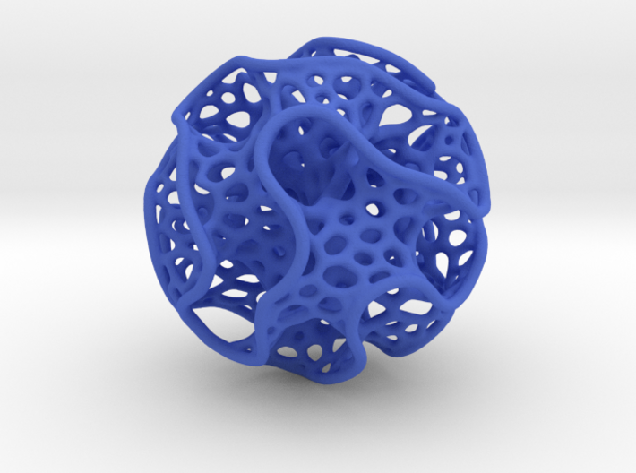 X-mas ball Voronoi Gyroid 3d printed