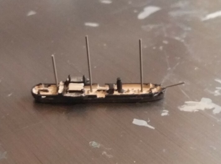 1/1250 Jäger &amp; Chamäleon Class Gunboats 3d printed Painted by Proflutz