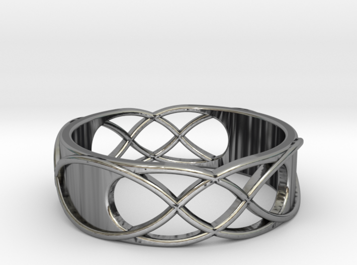 Double Infinity Ring 3d printed Double Infinity Ring - Render