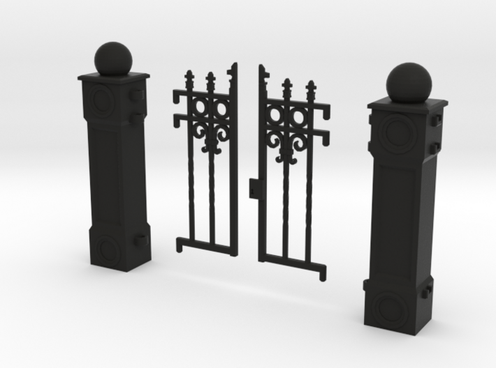 Iron Fence Gate 3d printed