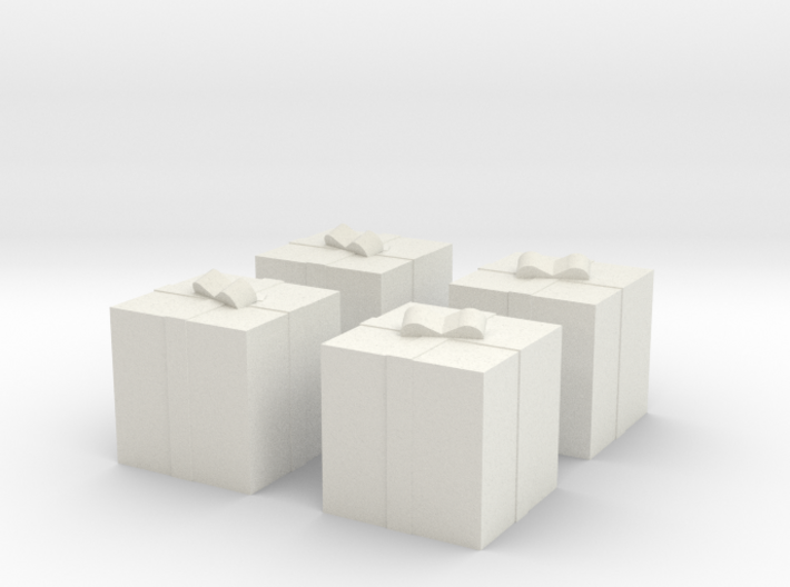 O Scale Cube Presents 3d printed