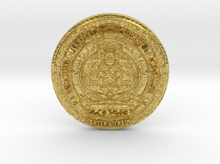 Apes Together $TRONG! COMMEMORATIVE COIN 3d printed
