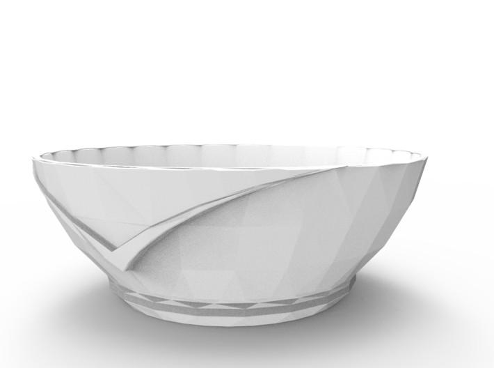Roaring bowl 3d printed 
