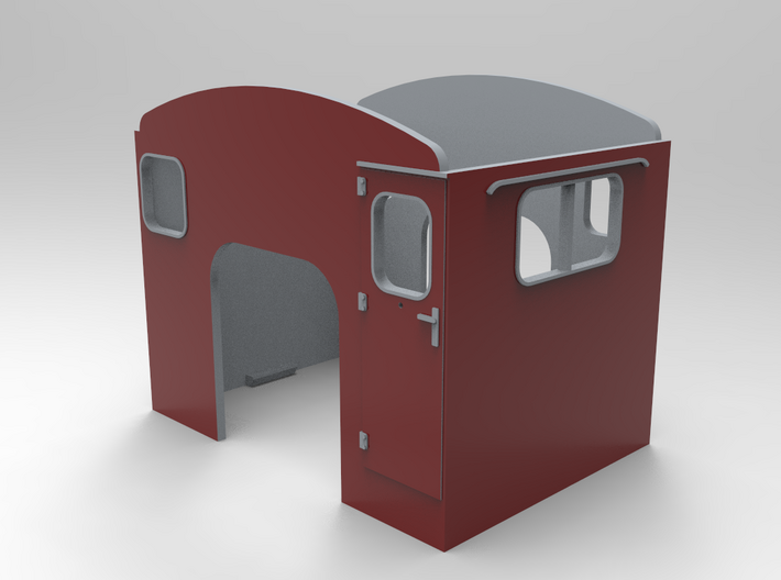 NS 2400 cab (scale 1:32) 3d printed 