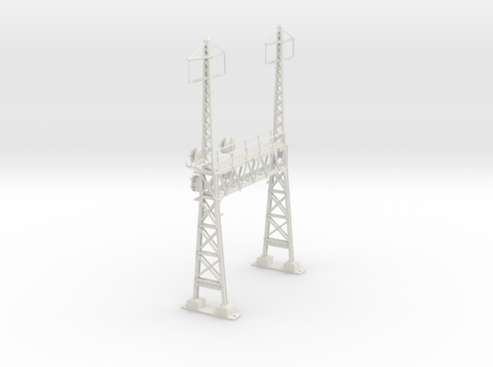 CATENARY PRR LATTICE SIG 2 TRACK 2 PHASE N SCALE 3d printed