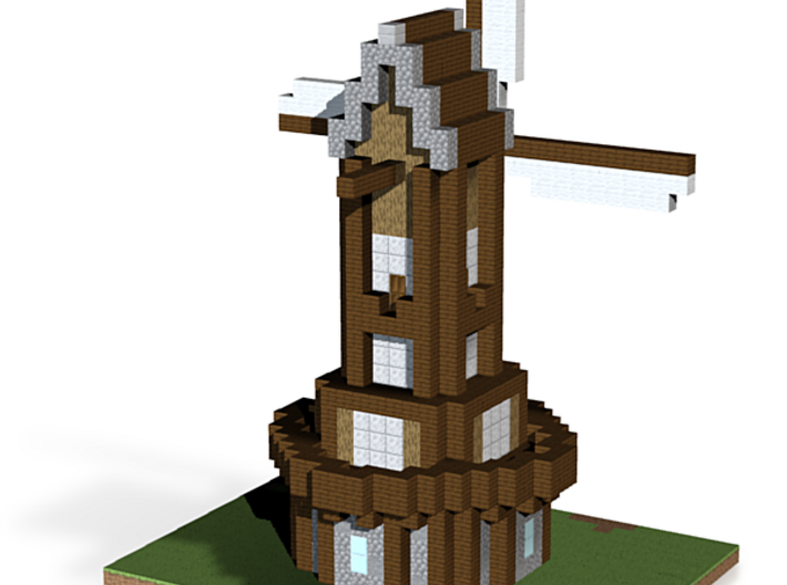 Minecraft Windmill 3d printed