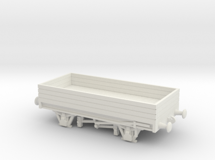 HO/OO Predicament 3-Plank Truck v2 Chain 3d printed
