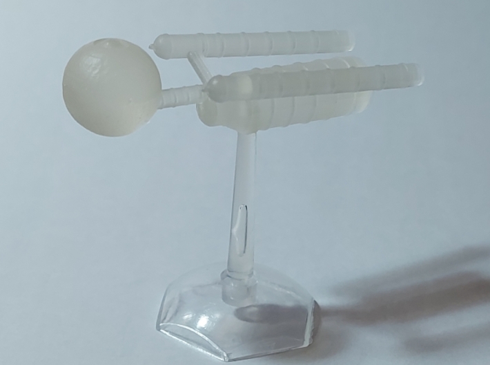 Daedalus Class (TOS) 1/2500 Attack Wing 3d printed Smooth Fine Detail Plastic, picture by gnaranjo